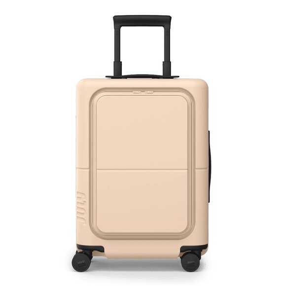 NEW July Carry On Pro Sand Hardside Suitcase MSRP $325 Luggage New in Box - Picture 1 of 12